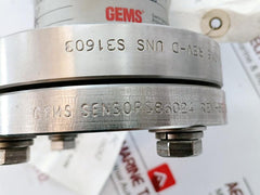 Gems Sensors 316/316L Ss Suresite Liquid Level Indicator B16.5 Sa182