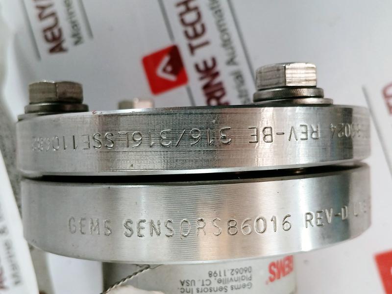 Gems Sensors 316/316l Ss Suresite Liquid Level Indicator B16.5 Sa182