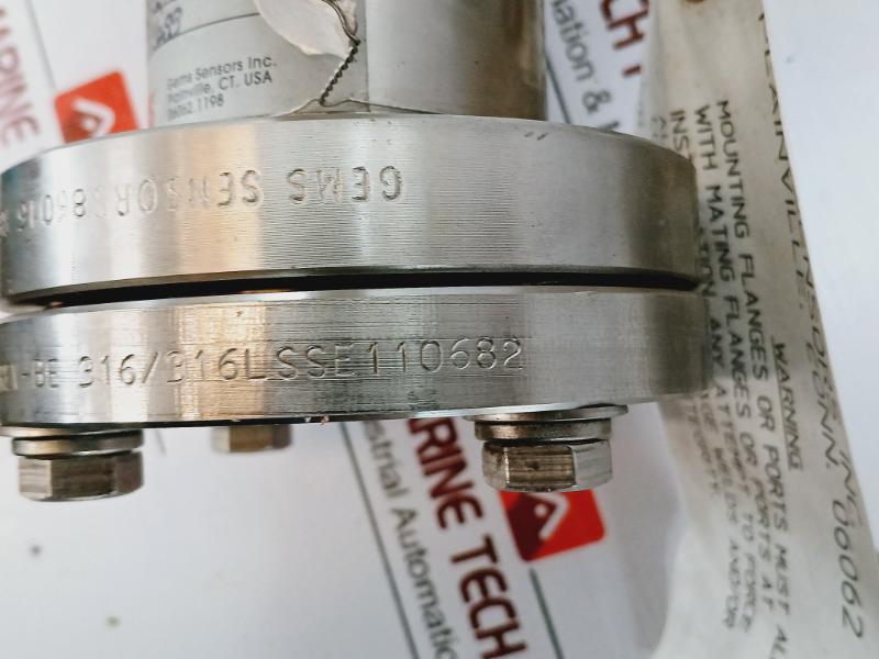 Gems Sensors 316/316l Ss Suresite Liquid Level Indicator B16.5 Sa182