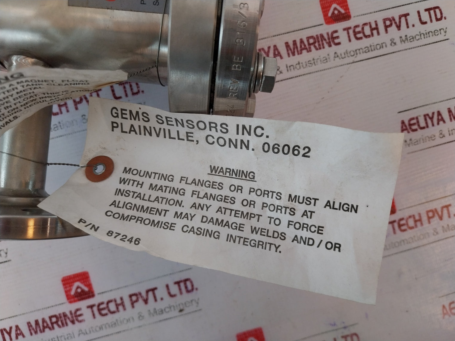 Gems Sensors 86375 Magnetic Liquid Level & Visual Level Indicators 812122