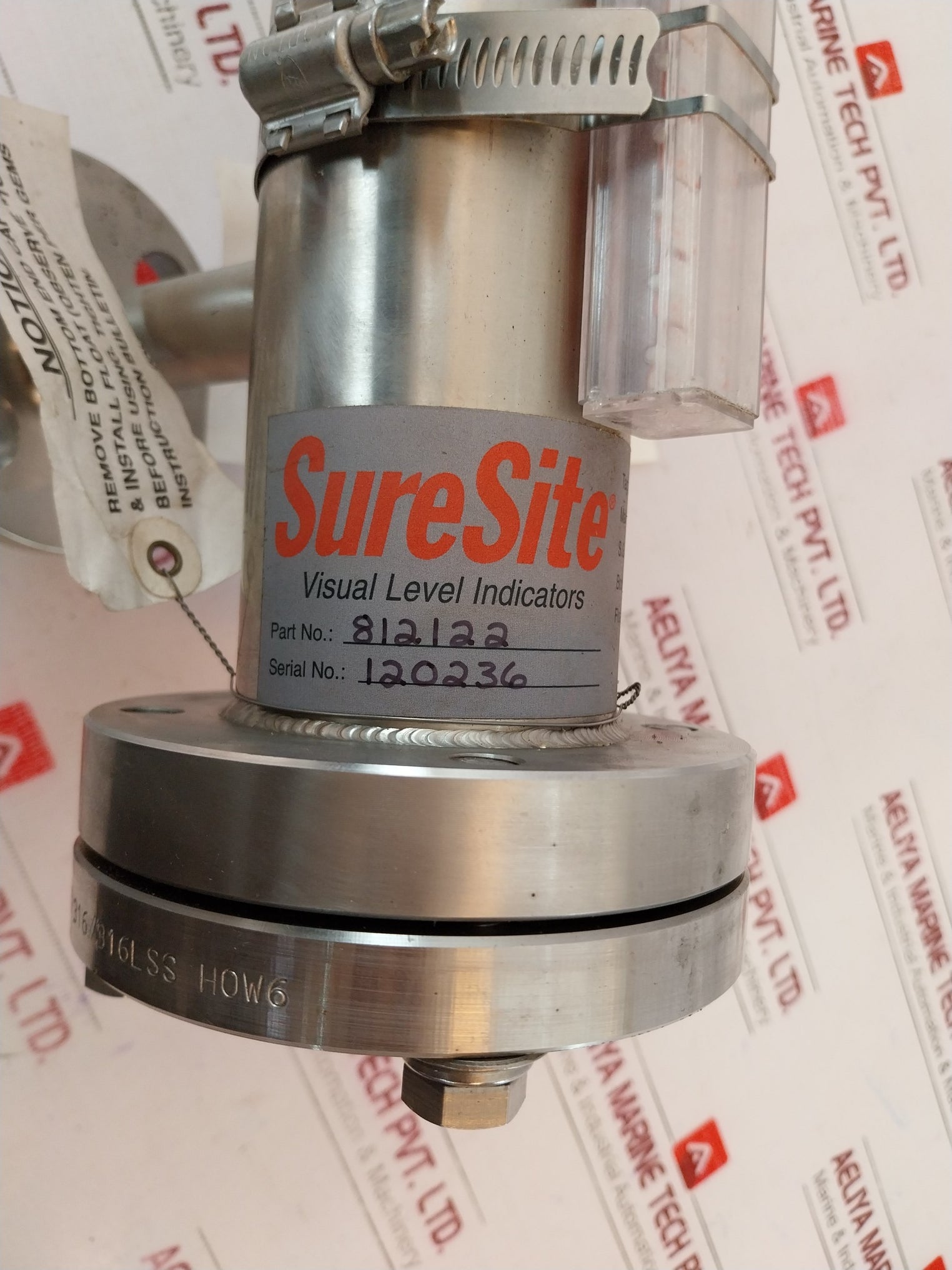 Gems Sensors 86375 Magnetic Liquid Level & Visual Level Indicators 812122