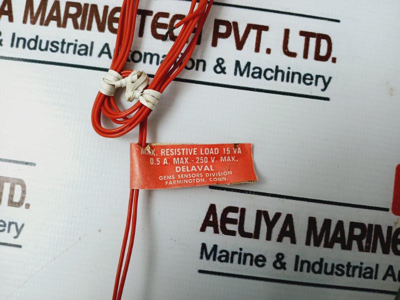 Gems Sensors Delaval Float Level Sensor 15VA 0.5 A Max-250V Max