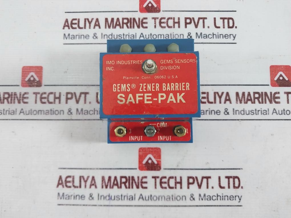 Gems Sensors Division St 43540 Zener Barrier Safe-pak