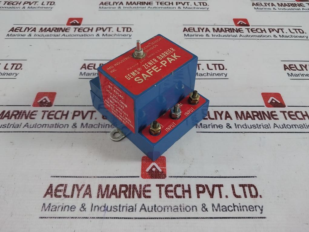 Gems Sensors Division ST 43540 Zener Barrier Safe-Pak