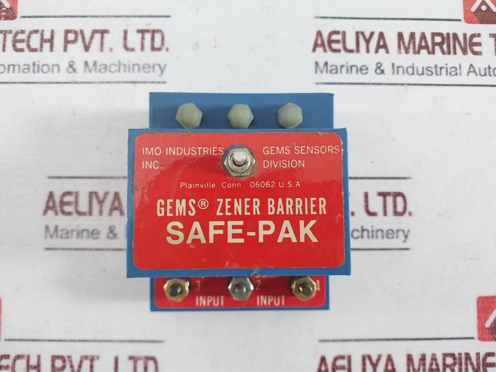 Gems Sensors Division St 43540 Zener Barrier Safe-pak