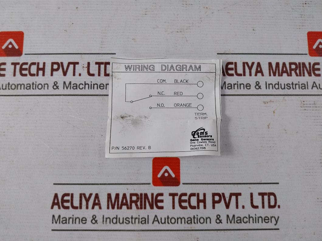 Gems Sensors Ls-30290 Wyep Explosion-proof Side-mounted Level Switch 56270 Rev B