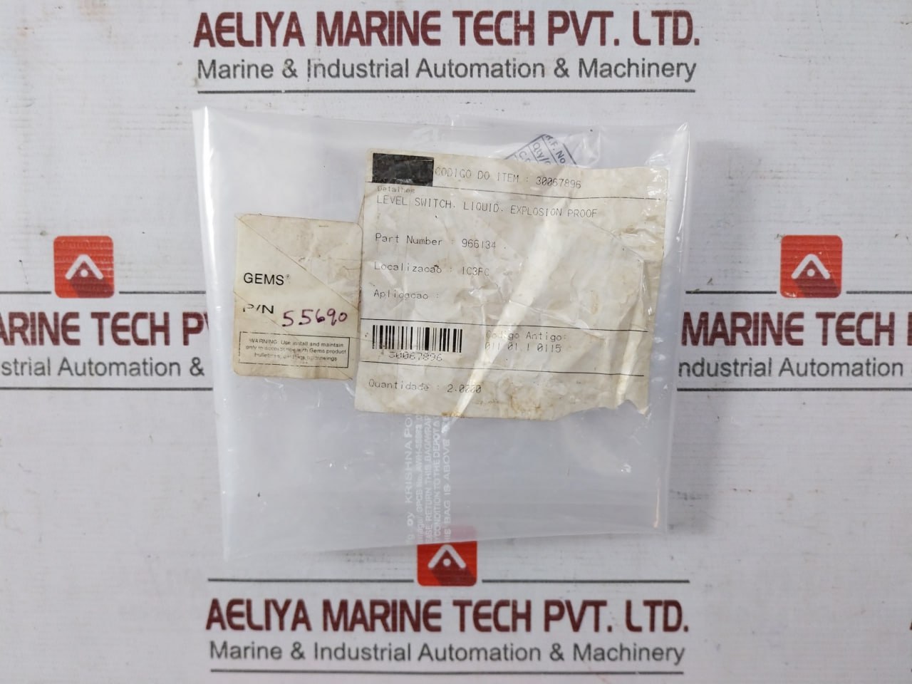 Gems Sensors Ls-30290 Wyep Explosion-proof Side-mounted Level Switch 56270 Rev B