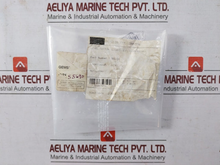 Gems Sensors Ls-30290 Wyep Explosion-proof Side-mounted Level Switch 56270 Rev B