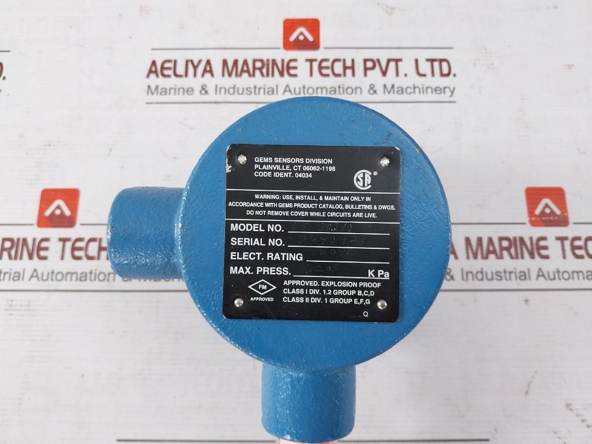 Gems Sensors Ls-30290 Wyep Explosion-proof Side-mounted Level Switch 56270 Rev B