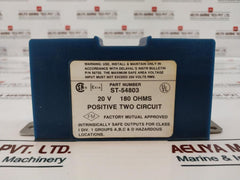 Gems Sensors St-54803 Dual Channel Zener Barrier 20V 180 Ohm