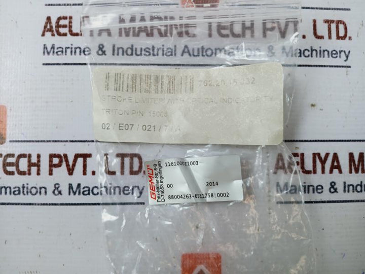 Gemu 1161000Z1003 Stroke Limiter With Optical Indicator TY