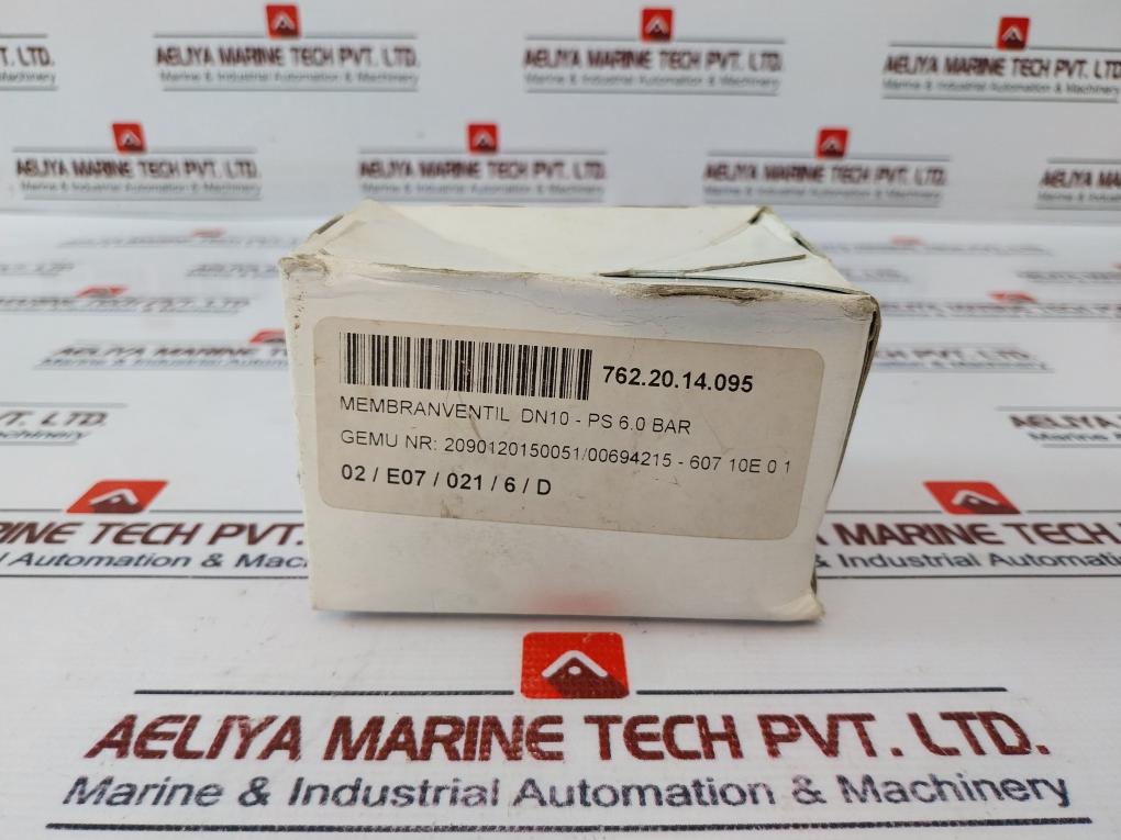 Gemu 607 10E 0 13A0 Plastic Corner Diaphragm Valve