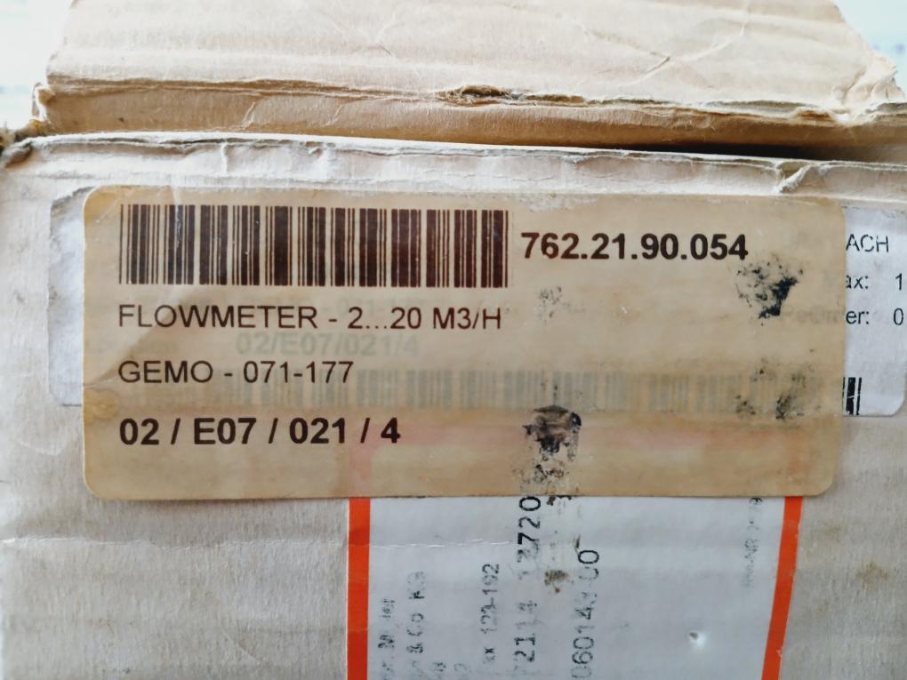 Gemu 807 65d 72114 Flowmeter Pn10 Dn65