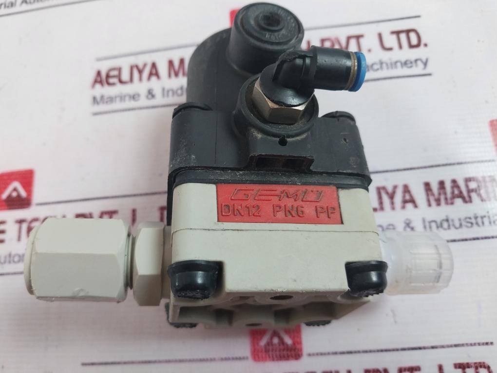 GEMU DN12 PN6 PP Valve EPDM 6.0 BAR 610 12D 1 51411/N