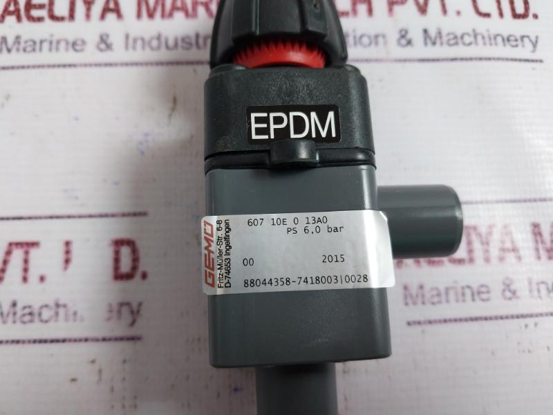 Gemu Epdm 607 10E 0 13A0 Manual Diaphragm Valve Ps 6,0 Bar