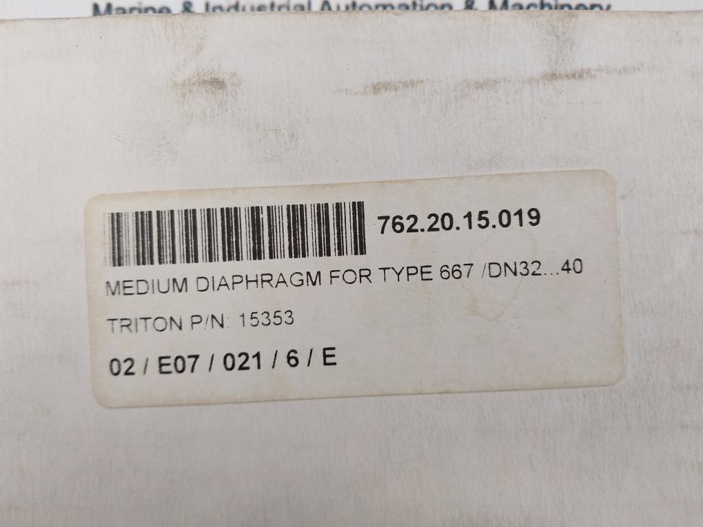 Gemu Mg 40 Medium Diaphragm For Type 667/dn 32…40, 762.20.15.019