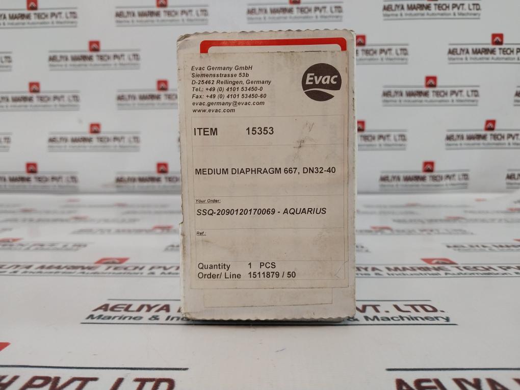 Gemu Mg 40 Medium Diaphragm For Type 667/dn 32…40, 762.20.15.019