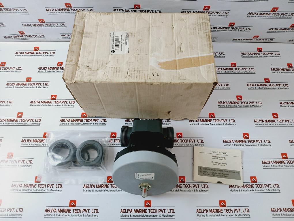 Gemu R690 40d 7 1142hdn Pneumatically Operated Diaphragm Valve 10,0 Bar