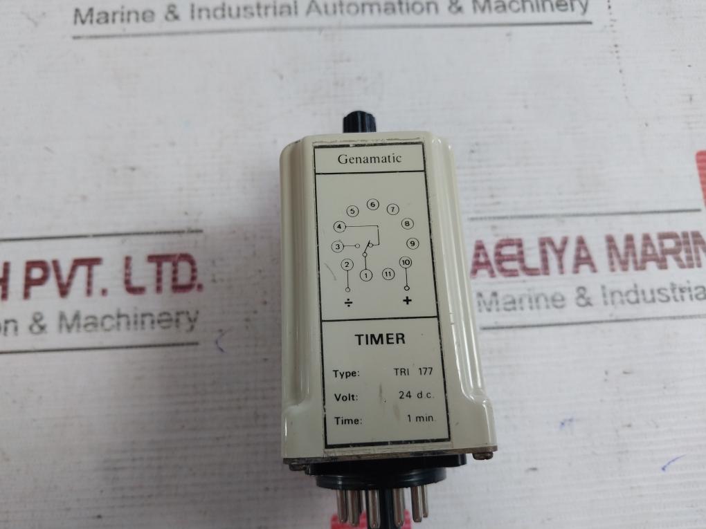 Genamatic Tri 177 Timer 24Dc 1 Min 0-10