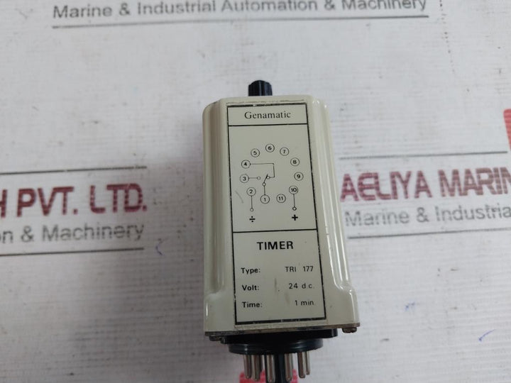 Genamatic Tri 177 Timer 24Dc 1 Min 0-10