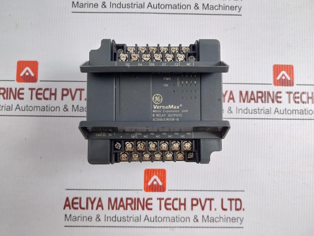 General-Electric-Micro-Expansion-Unit-8-Output-24v-Dc-Ic200uer008-B-8