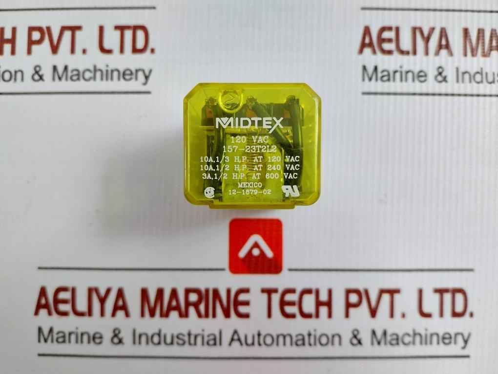 General-purpose Power Relay 157-23T2L2 Midtex 120Vac