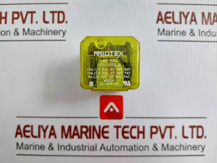 General-purpose Power Relay 157-23T2L2 Midtex 120Vac
