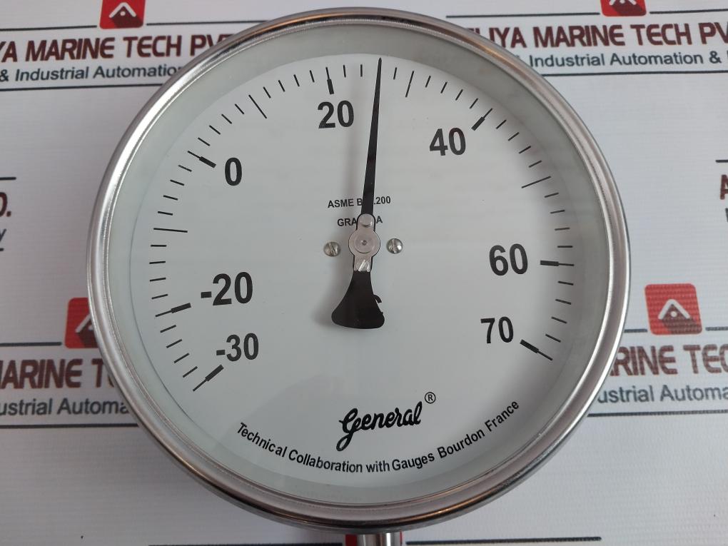 General Asme B40.200 Temperature Gauge Bdt-v