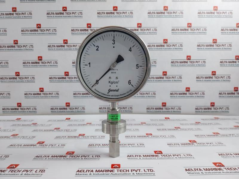 General Bspg-v-u Pressure Gauge Dbpg0-1S22 0-6 Kg/Cm2