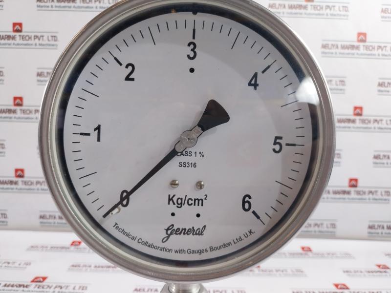 General Bspg-v-u Pressure Gauge Dbpg0-1S22 0-6 Kg/Cm2