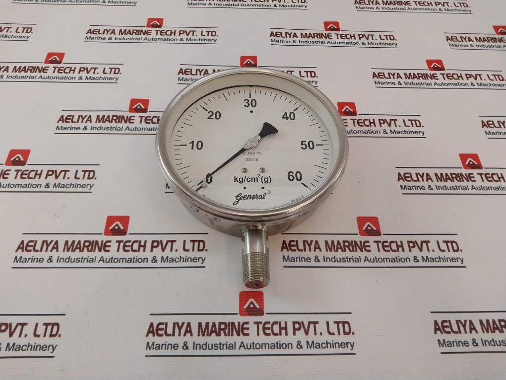 General Bspg-v General Pressure Gauge 0 – 60 Kg/Cm2 (G)