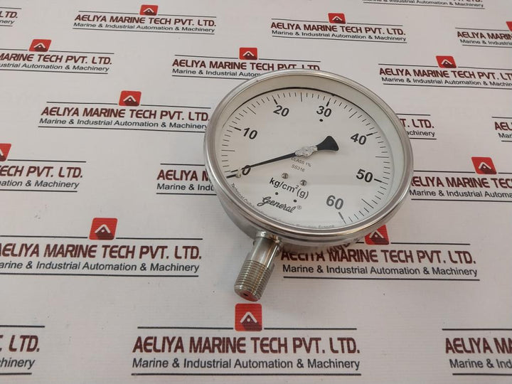 General Bspg-v General Pressure Gauge 0 – 60 Kg/Cm2 (G)
