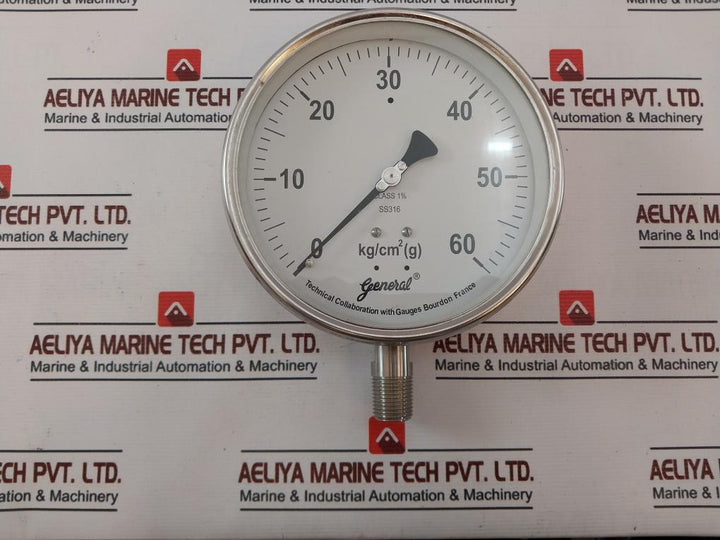 General Bspg-v General Pressure Gauge 0 – 60 Kg/Cm2 (G)