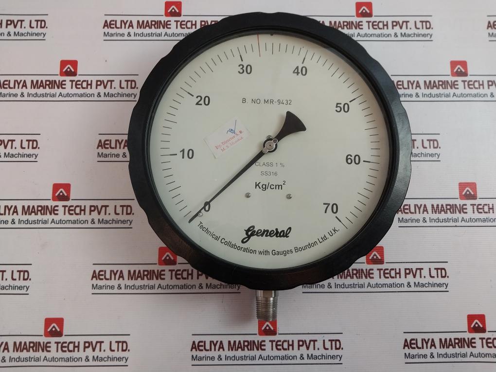 General Bspg-v Pressure Gauge 0-70 Kg/Cm2