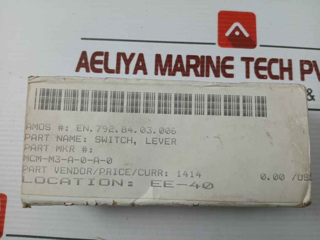General Control Company Mcm-m3-a-0-a-0 Lever Switch 2411086