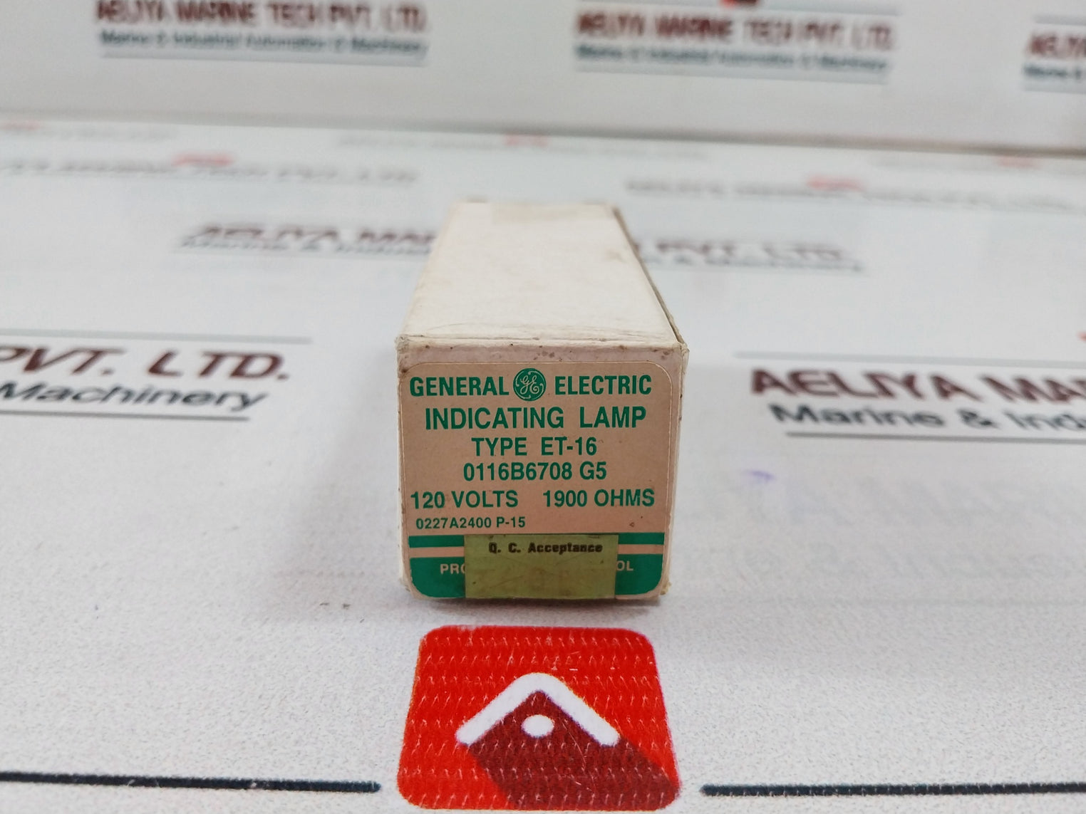 General Electric Et-16 Indicating Lamp 120Volts 0165A7844P5, 0116B6708 G5