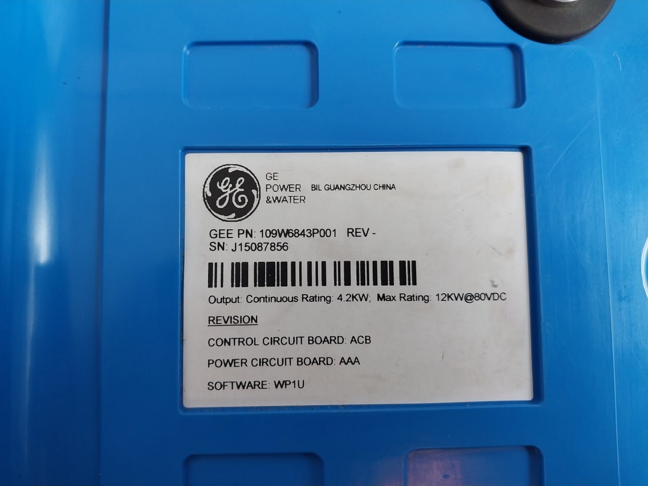 General Electric 109W6843P001 Hub Converter Assembly Jpc1631513