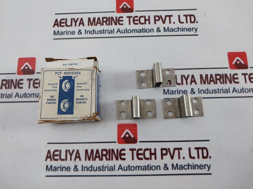 General Electric 123F48.7B Steel Channel U Fitting, 4 Hole