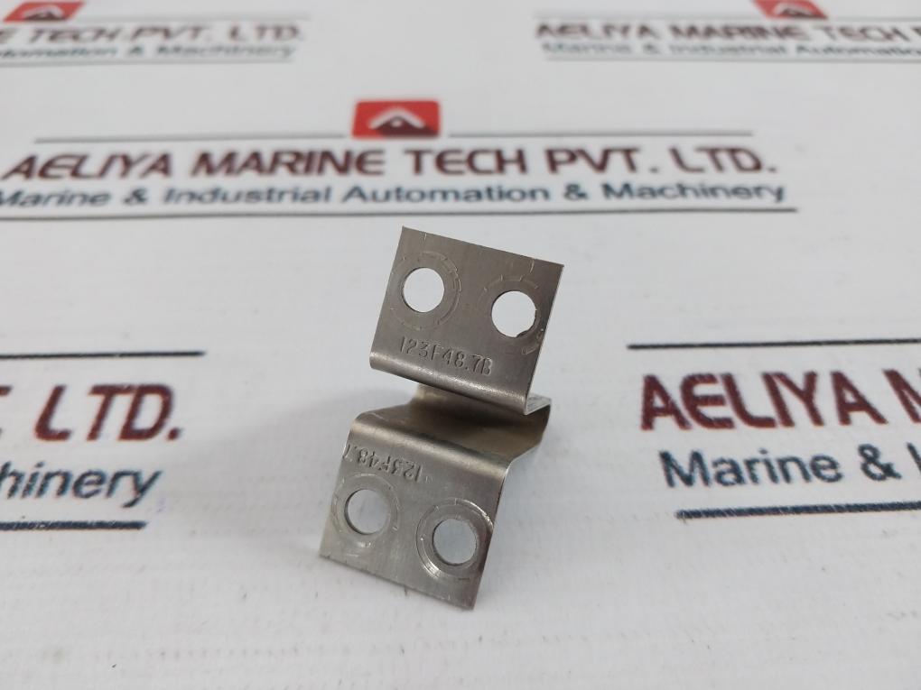 General Electric 123F48.7B Steel Channel U Fitting, 4 Hole