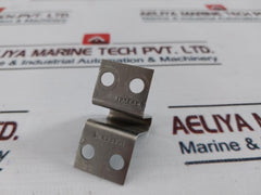 Lot of 3X GENERAL ELECTRIC 123F48.7B Steel Channel U Fitting, 4 Hole