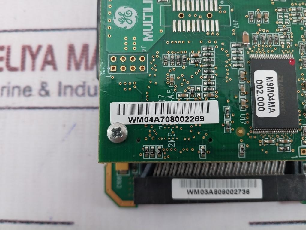 General Electric 12M9-0003-a4 Multilin Cpu Module 002.000 M9M04Ma