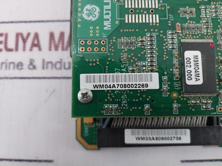 General Electric 12M9-0003-a4 Multilin Cpu Module 002.000 M9M04Ma