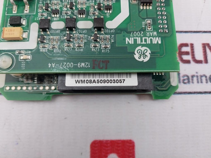 General Electric 12M9-0027-a4 Multilin Itl Io_A Module, 12M9-0008-a5