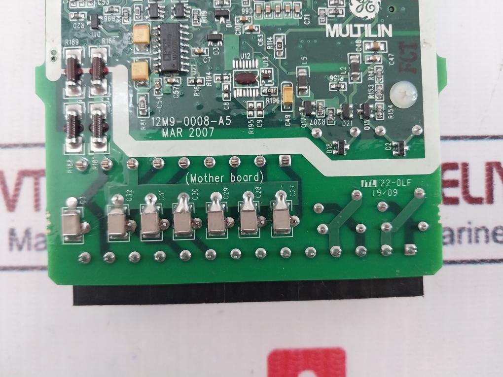 General Electric 12M9-0027-a4 Multilin Itl Io_A Module, 12M9-0008-a5