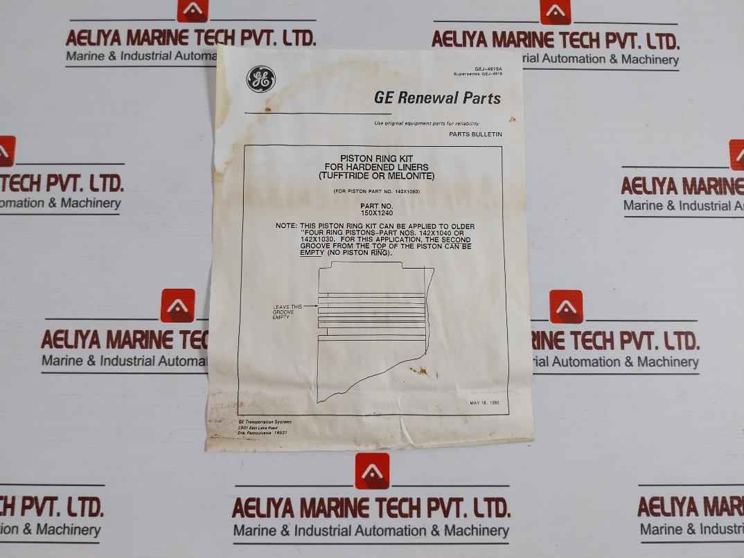 General Electric 150X1240 Piston Ring Kit