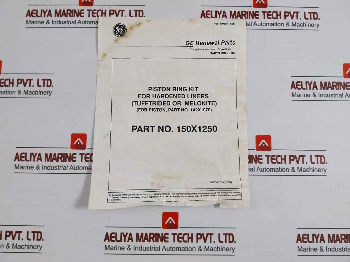 General Electric 150X1250 Piston Ring Kit