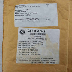 General Electric 20-504046 Spm Valve Seal Kit A030 Nd6Lgx3102 Rev.A4