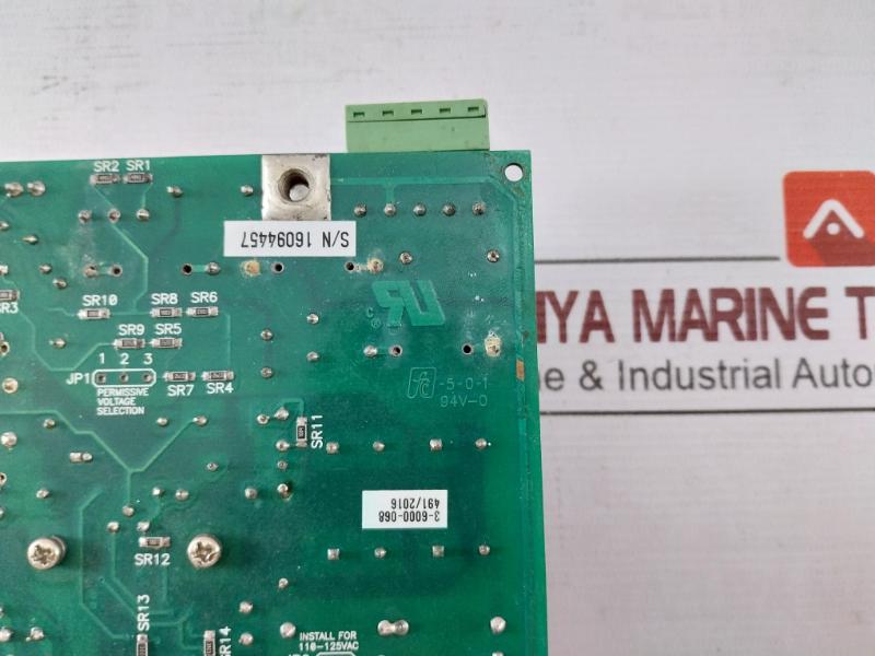 GENERAL ELECTRIC 3-6000-068 Printed Circuit Board REV C 110-125VAC 94V-0