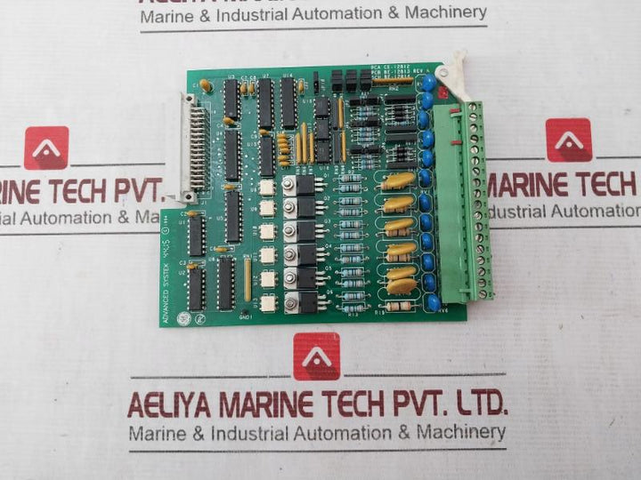 General Electric 4-6000-036 Printed Circuit Board I/O 94V-0 Rev A Pcb Be-12813