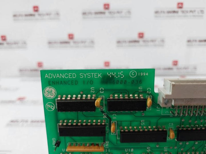 General Electric 4-6000-036 Printed Circuit Board I/O 94V-0 Rev A Pcb Be-12813